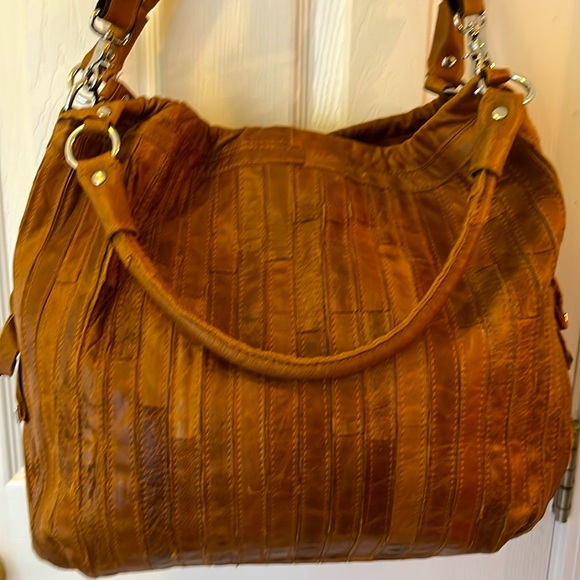 NWT~ 100% Genuine Leather “Amerileather” Shoulder bag/Crossbody/Tote/Satchel - Picture 10 of 12